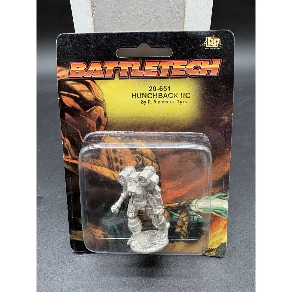 BattleTech Hunchback IIC Ral Partha 20-651 New Old Stock Sealed 1pc